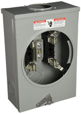 Siemens SUAT111-0GF Meter Socket, 1-Phase, 135 A, 600 V, 4-Jaw, Overhead, Underground Cable Entry, Surface